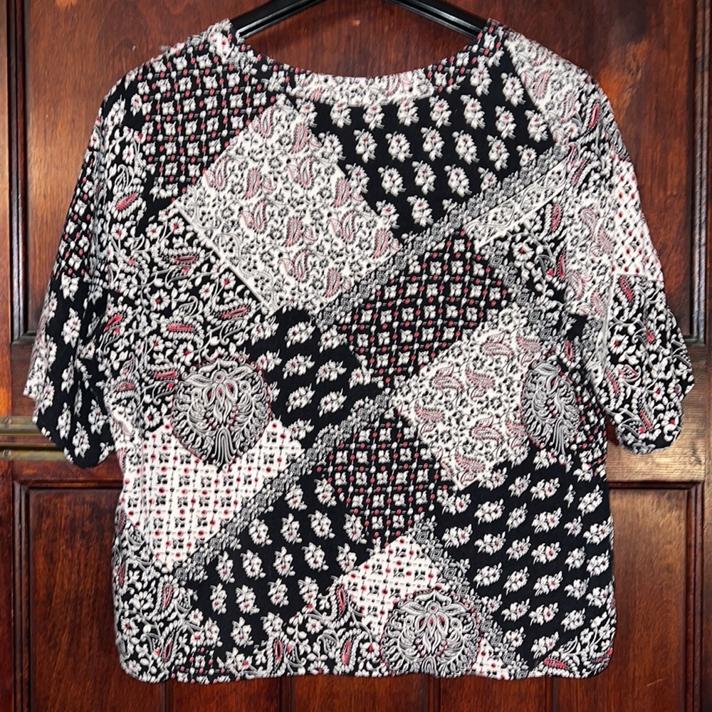 TopShop Paisley Shirt Medium - Picture 3 of 4